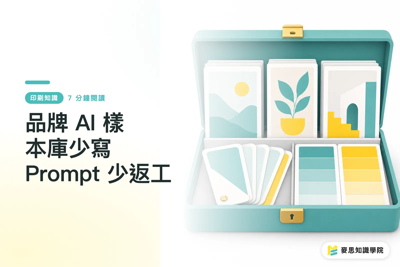 品牌 AI 樣本庫少寫 Prompt 少返工
