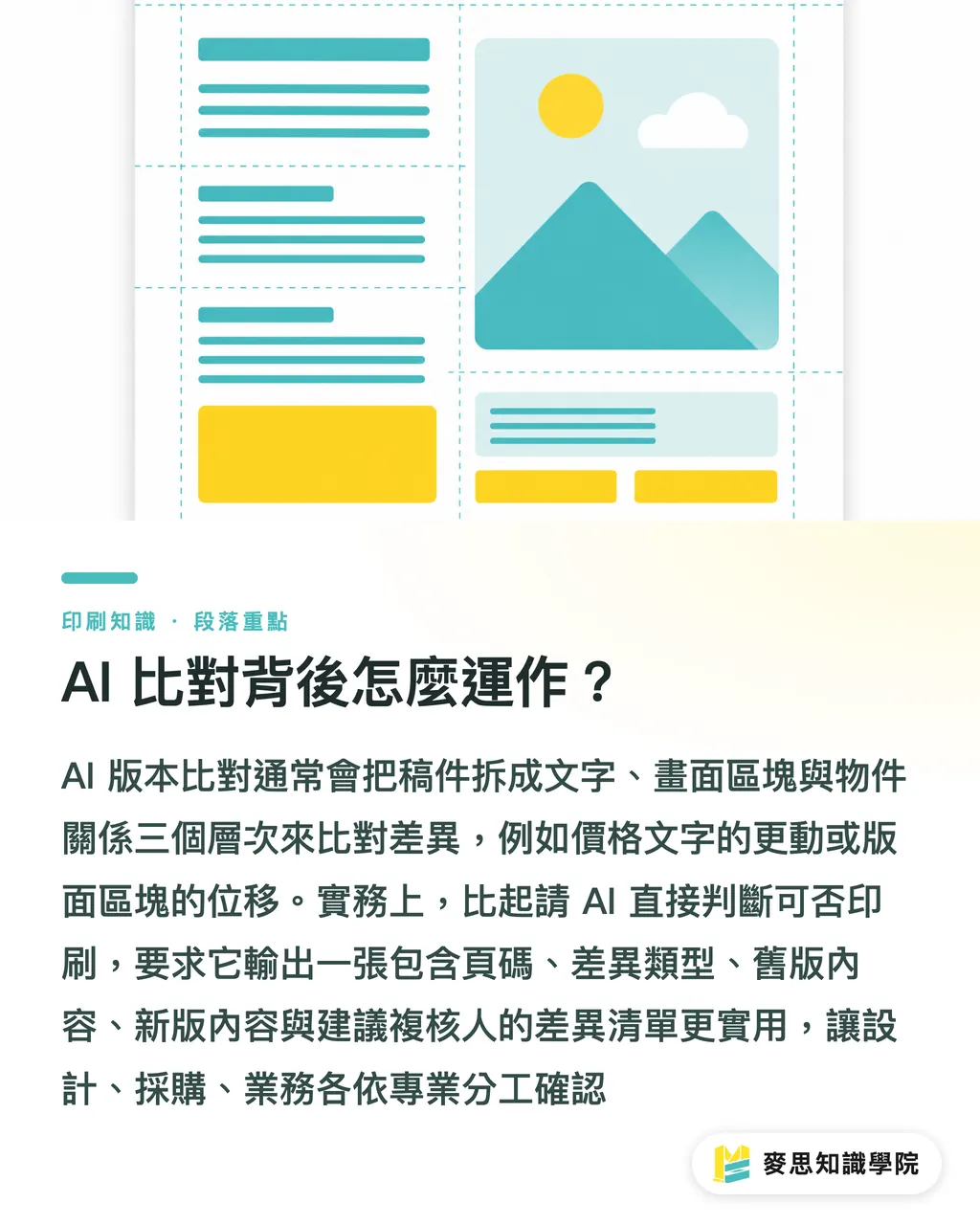 AI 比對背後怎麼運作?|AI比對印刷改稿版本怎麼做 段落重點