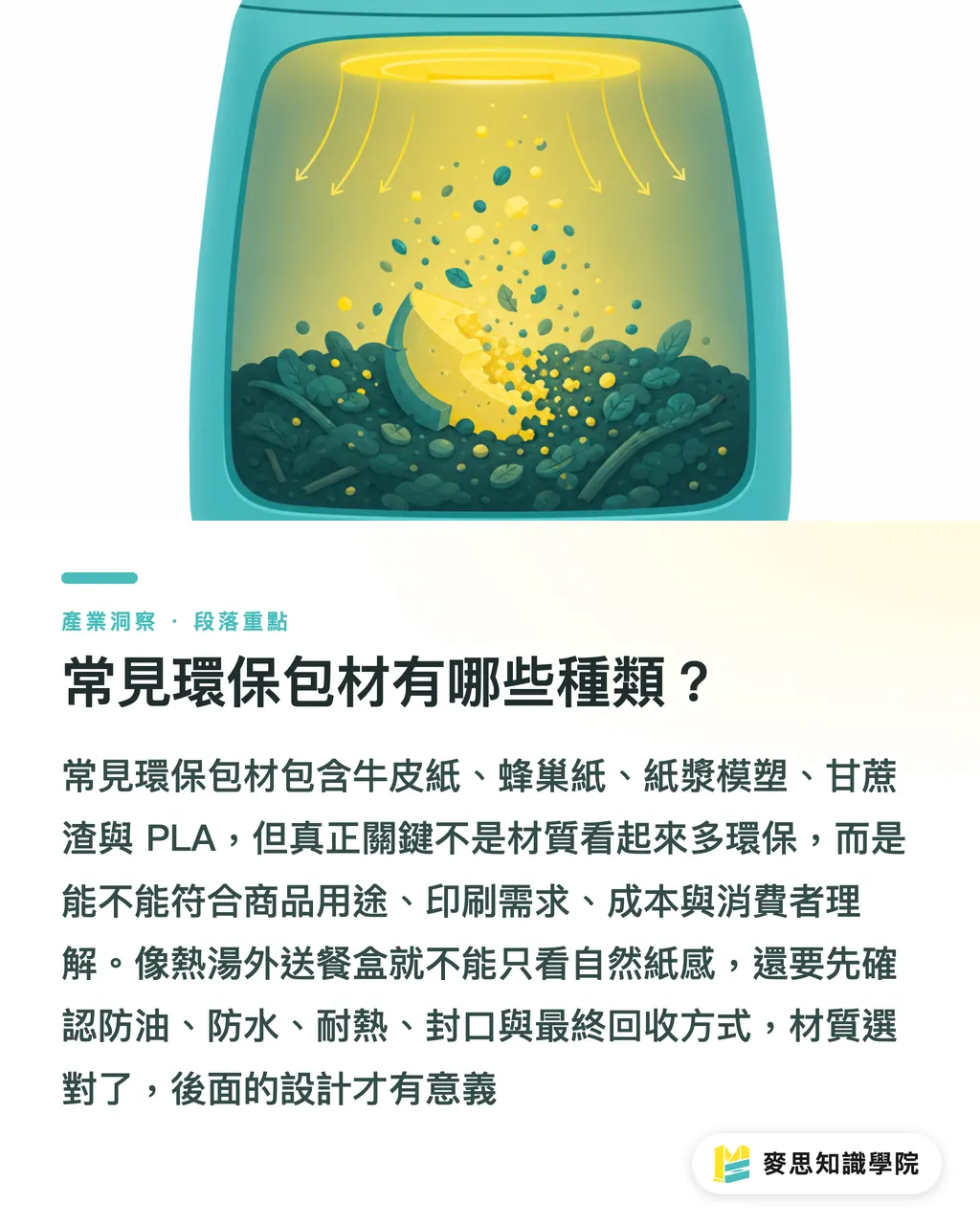 常見環保包材有哪些種類?|可分解包材別只看名字 段落重點