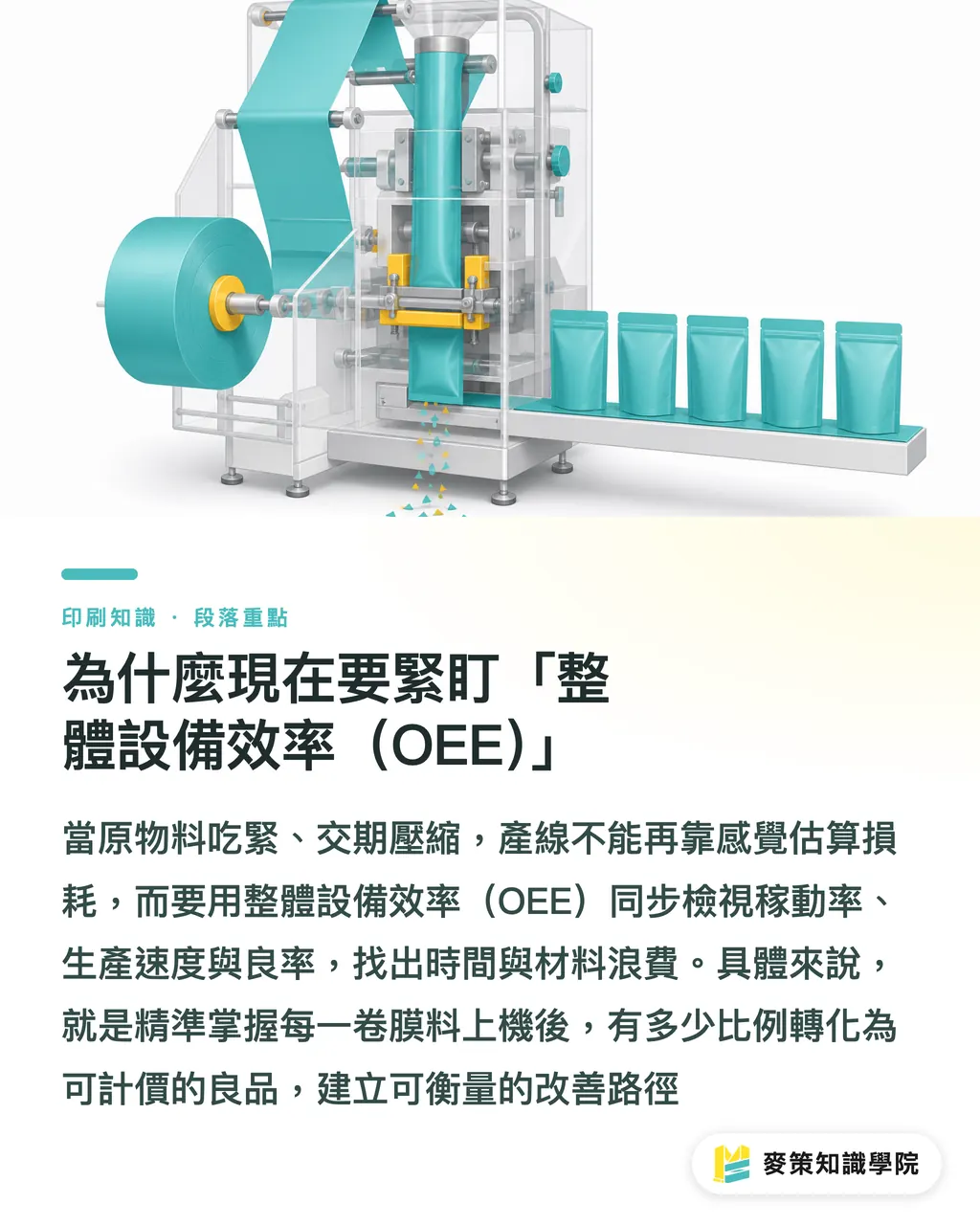 為什麼現在要緊盯「整體設備效率（OEE）」｜3 個關鍵看懂 BOBST 亞特蘭大開放日：軟包裝製程如何從理論走向實戰 段落重點