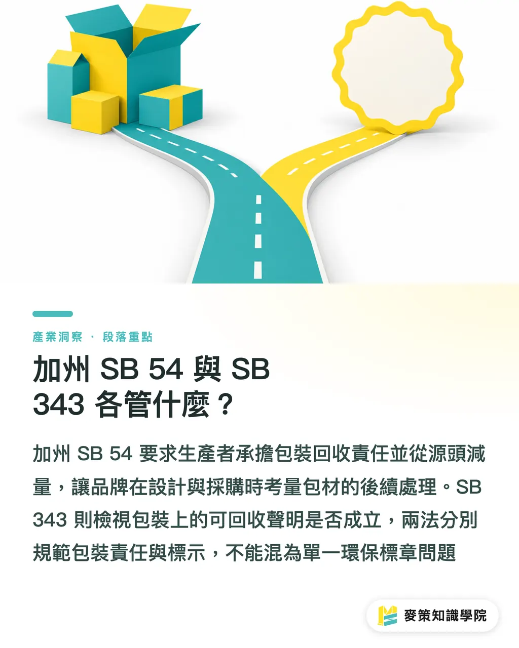 加州 SB 54 與 SB 343 各管什麼?|加州 SB 54 與標示新法:包材決策雷區 段落重點