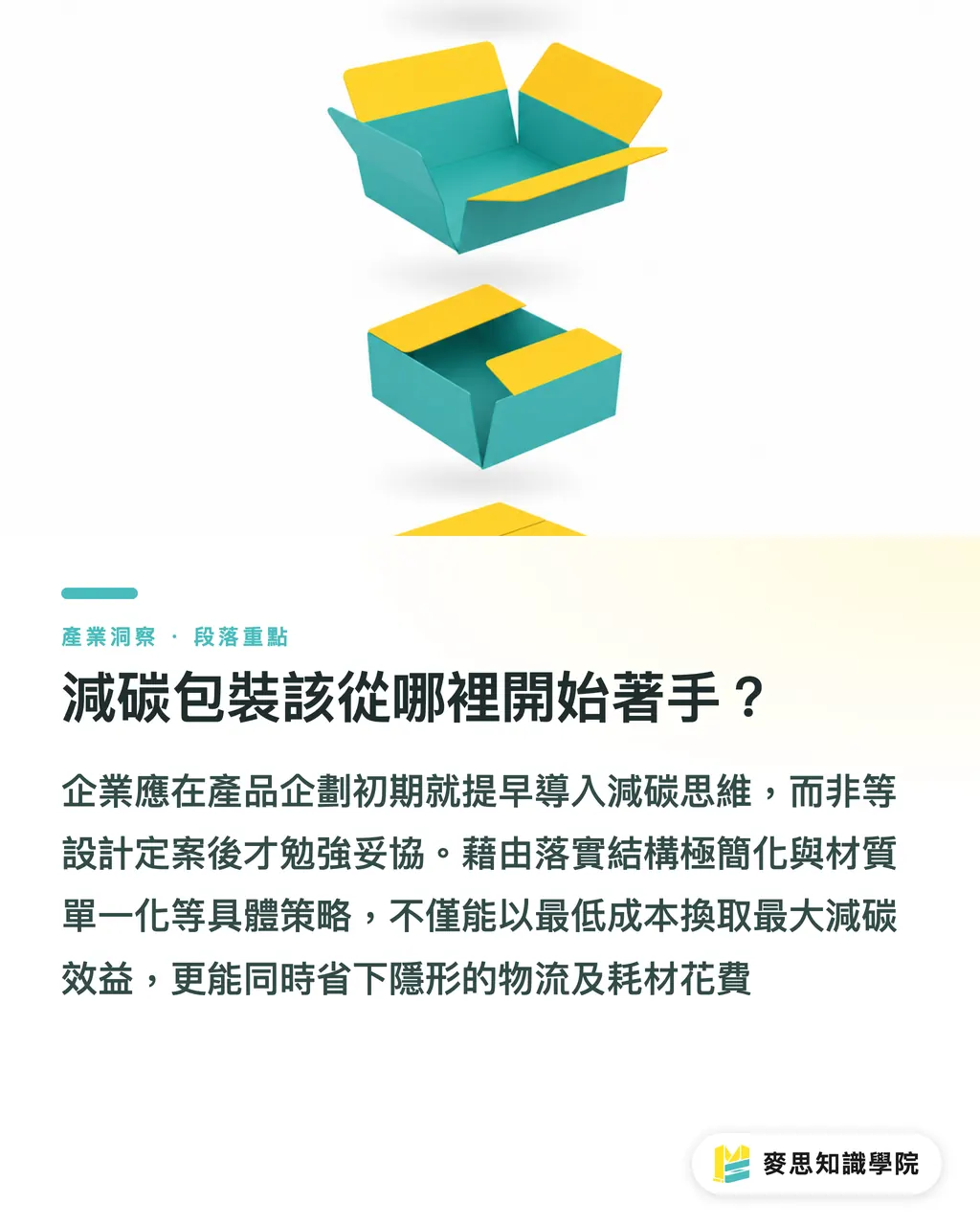減碳包裝該從哪裡開始著手？｜零碳印刷是真的嗎？資深顧問解析碳中和與減碳包裝差異 段落重點
