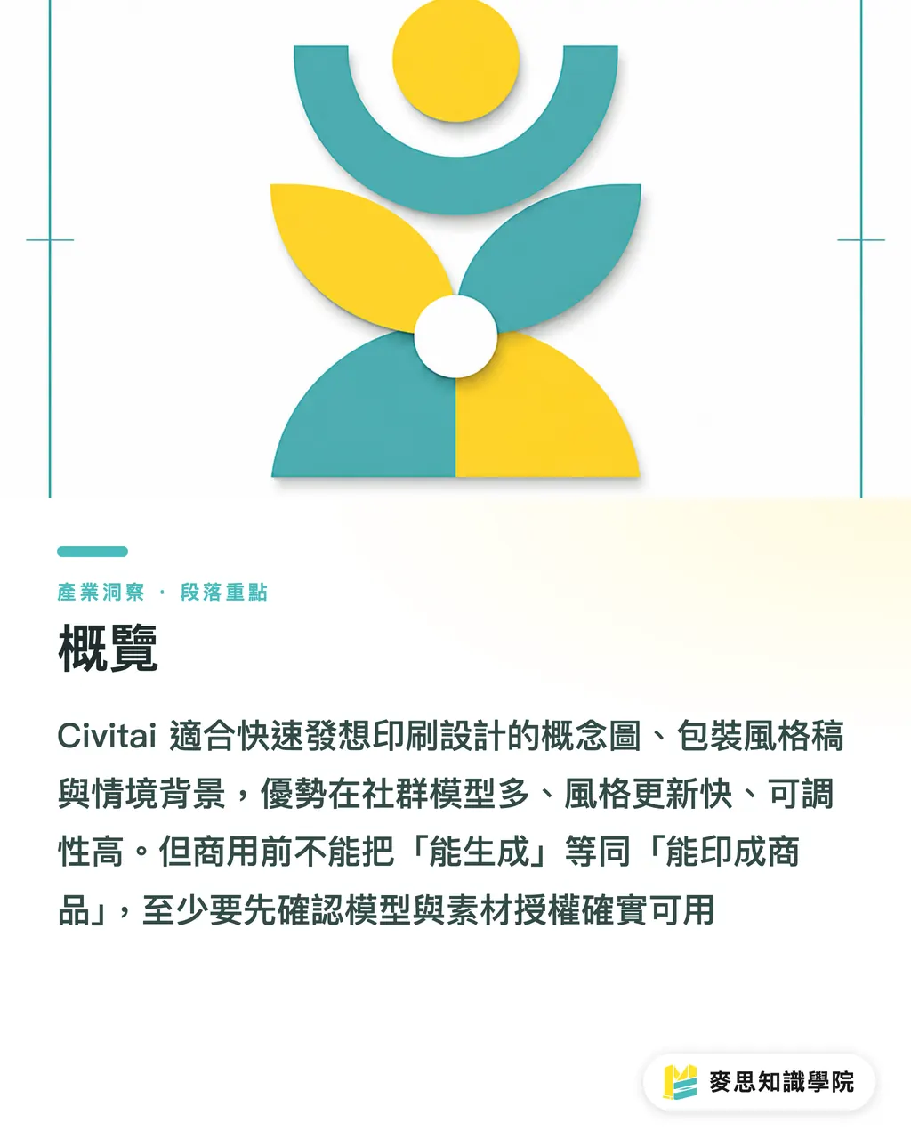 概覽|Civitai 印刷設計避雷指南 段落重點