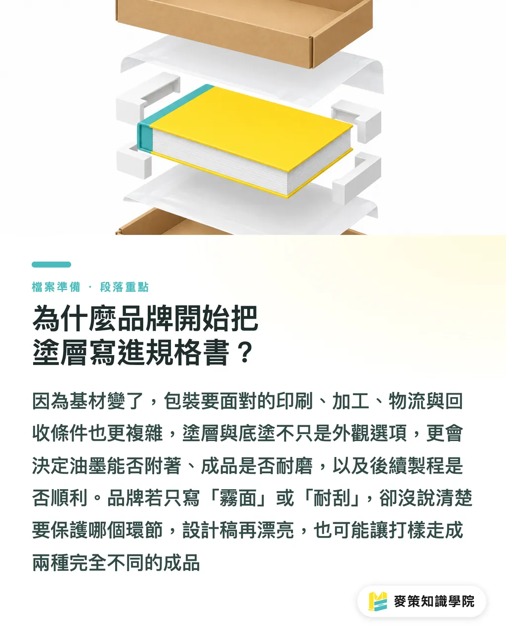 為什麼品牌開始把塗層寫進規格書?|別再把塗層當選配:包裝規格的3道關 段落重點