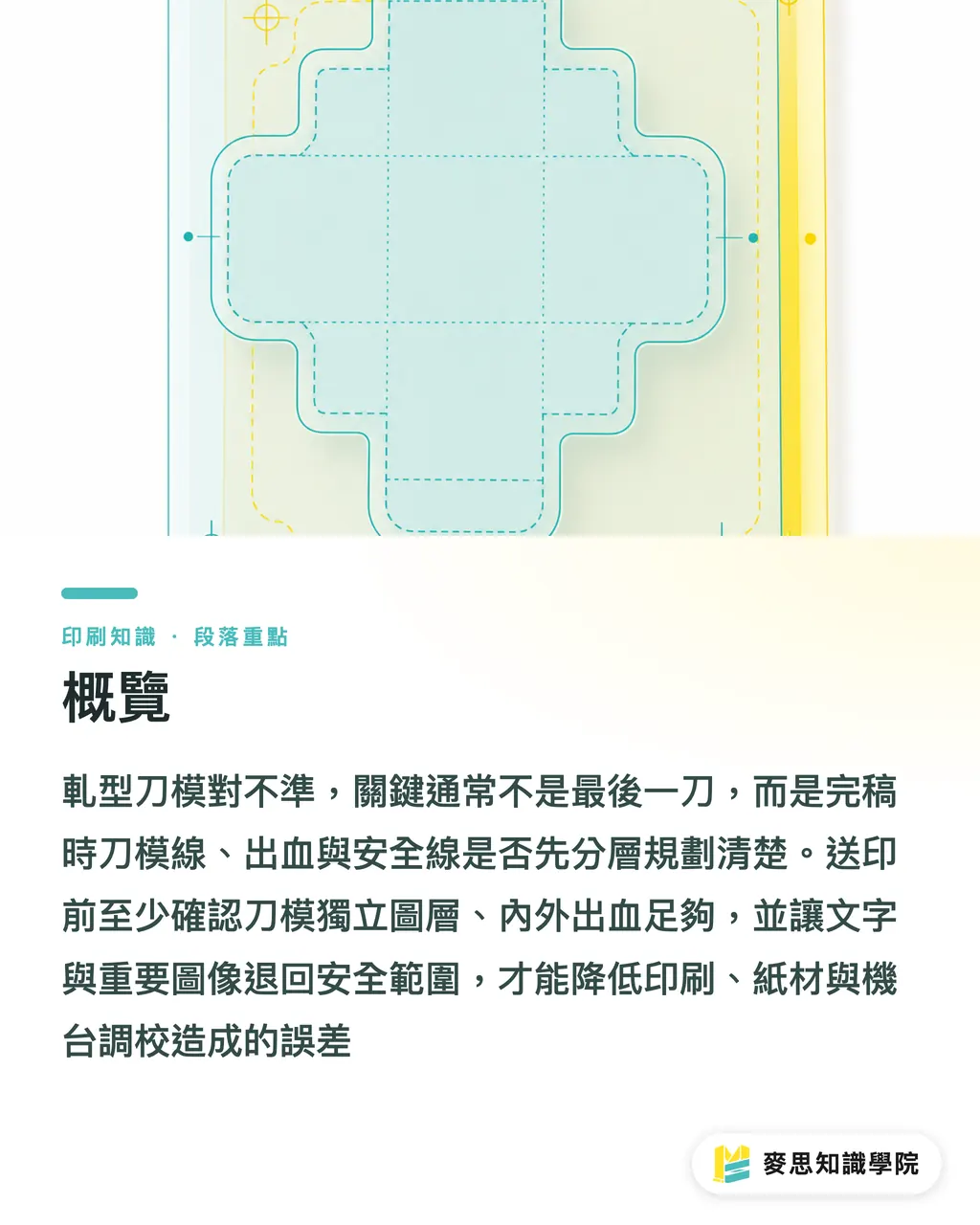概覽｜刀模對不準怎麼救 段落重點
