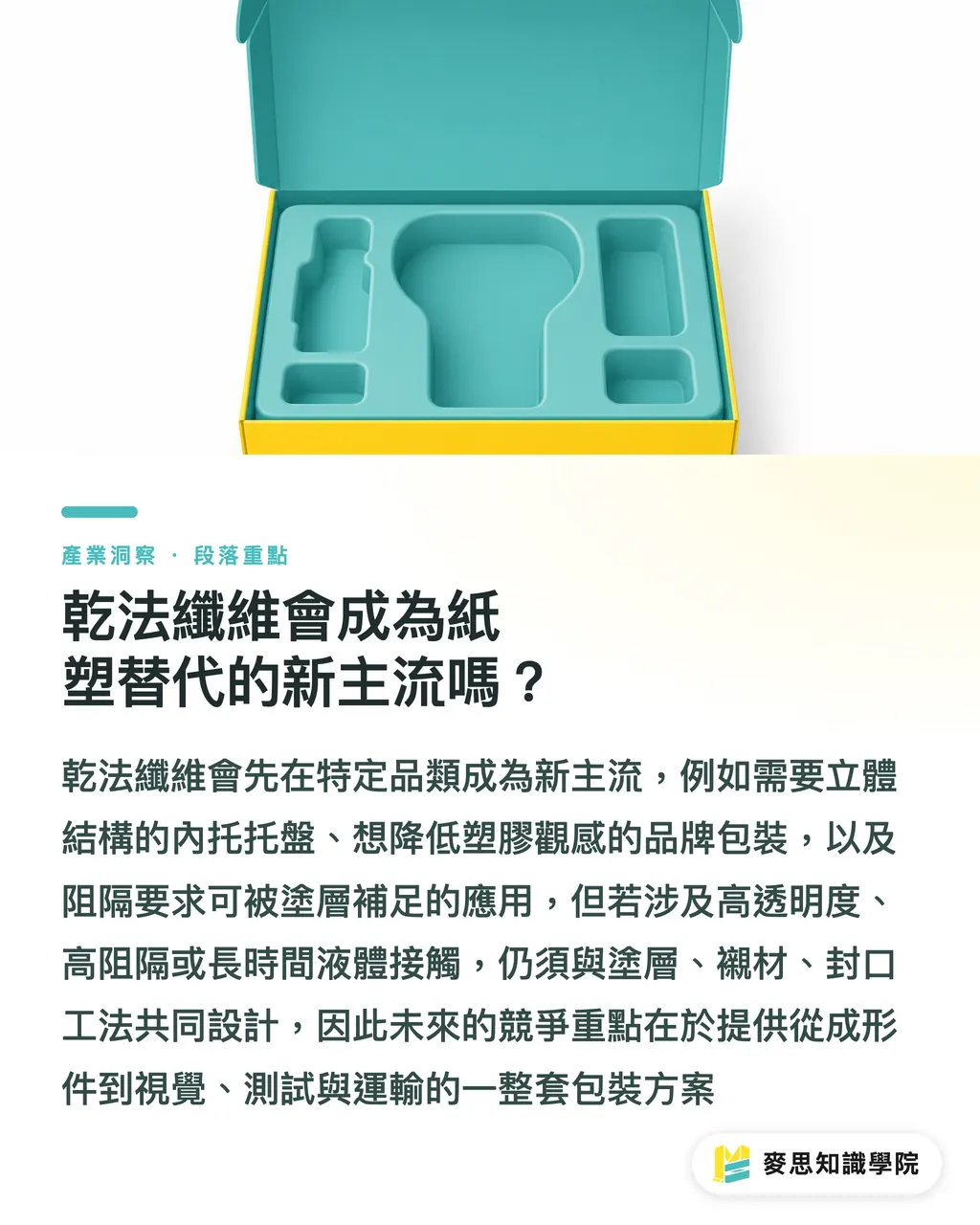 乾法纖維會成為紙塑替代的新主流嗎？｜乾法纖維包裝會取代紙塑嗎 段落重點