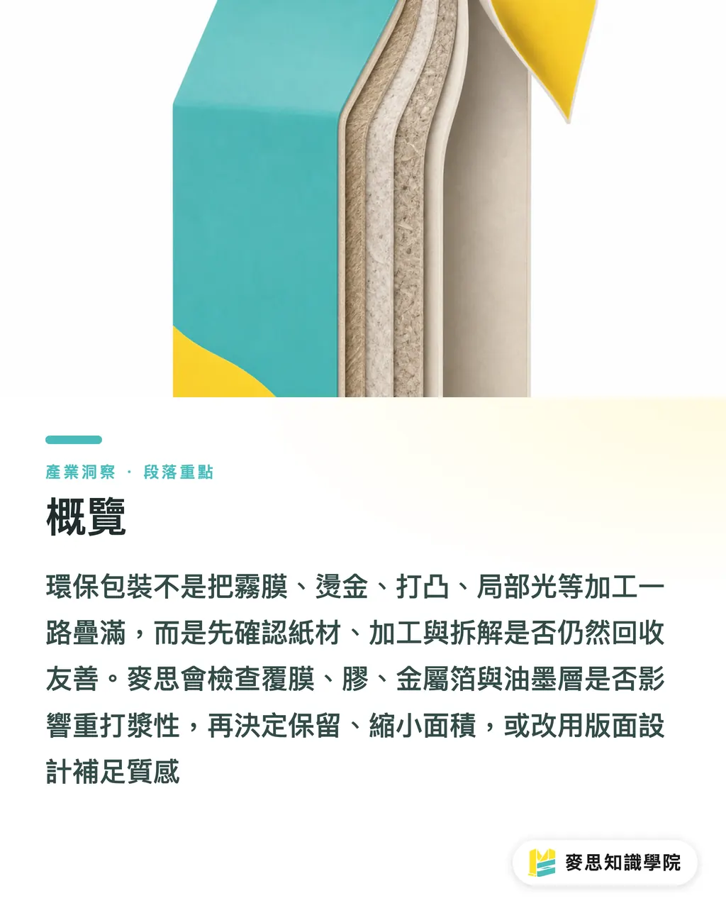概覽|環保包裝能不能做加工? 段落重點