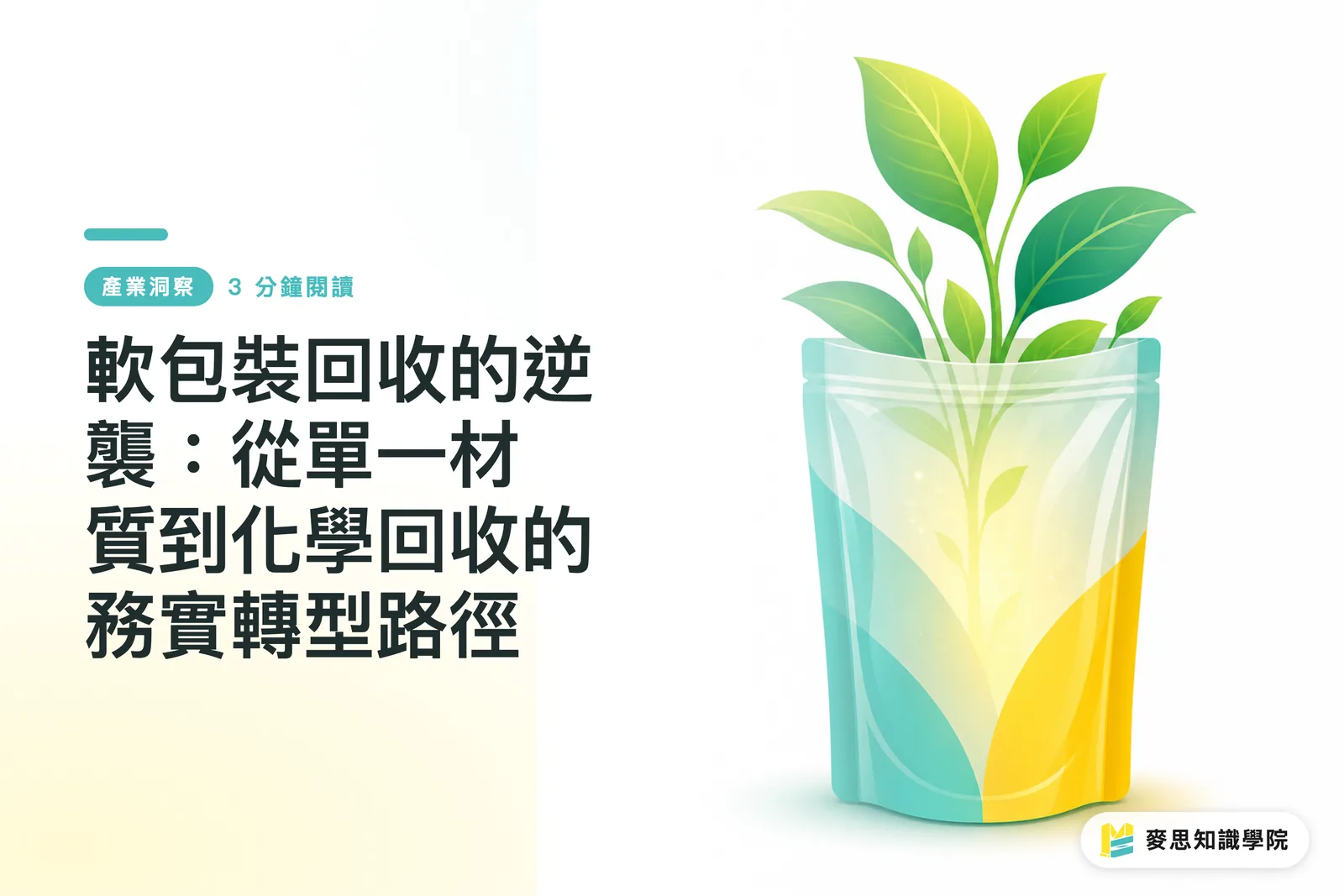 軟包裝回收的逆襲:從單一材質到化學回收的務實轉型路徑