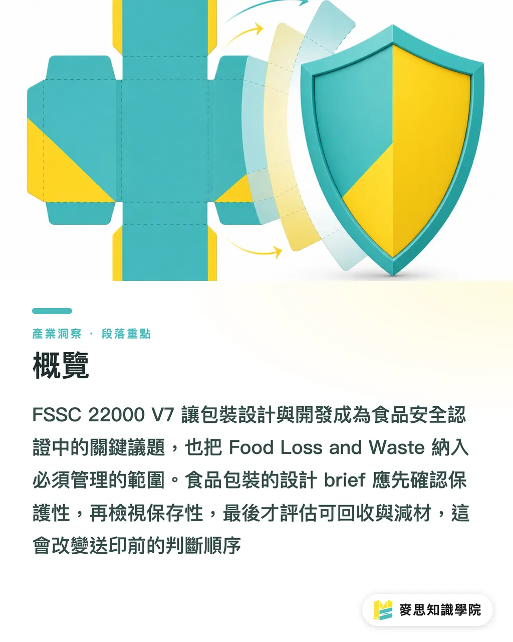 概覽|FSSC V7 改寫食品包裝責任 段落重點