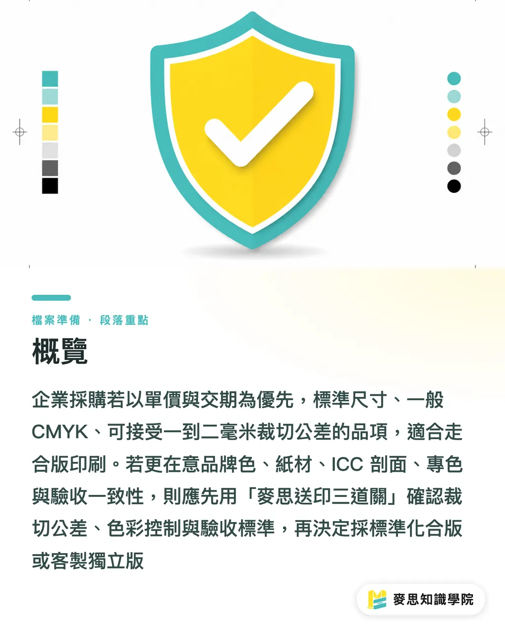 概覽|合版與獨立版,採購別混用 段落重點