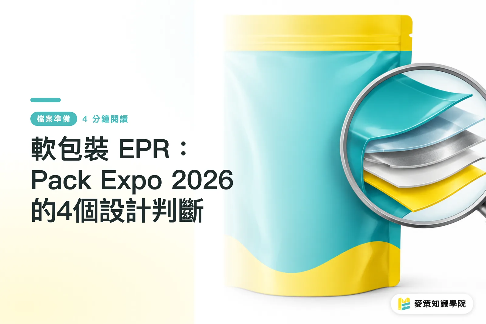 軟包裝 EPR：Pack Expo 2026 的4個設計判斷
