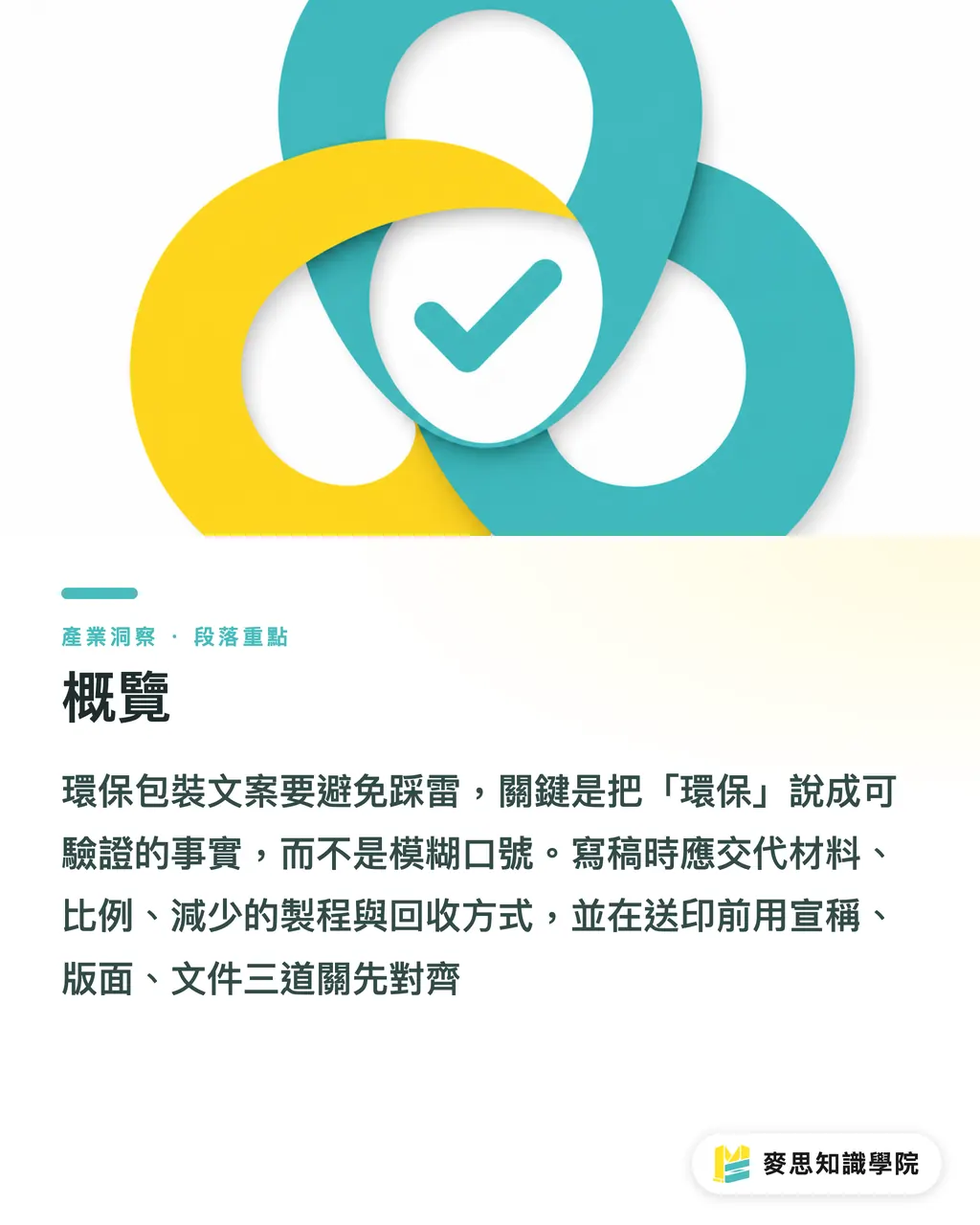 概覽｜環保包裝文案避雷指南 段落重點