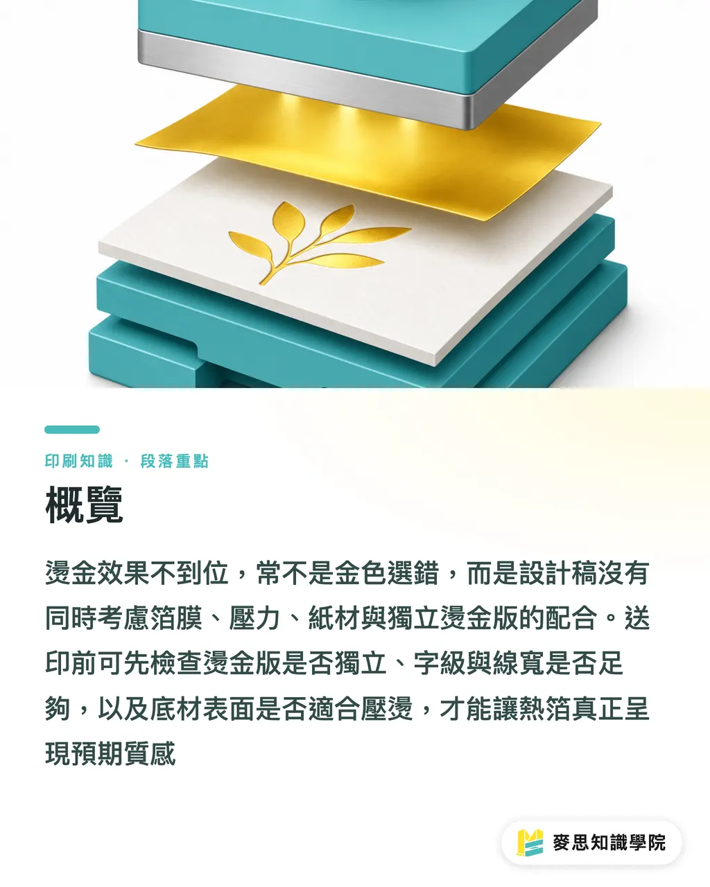 概覽|燙金完稿避坑指南 段落重點