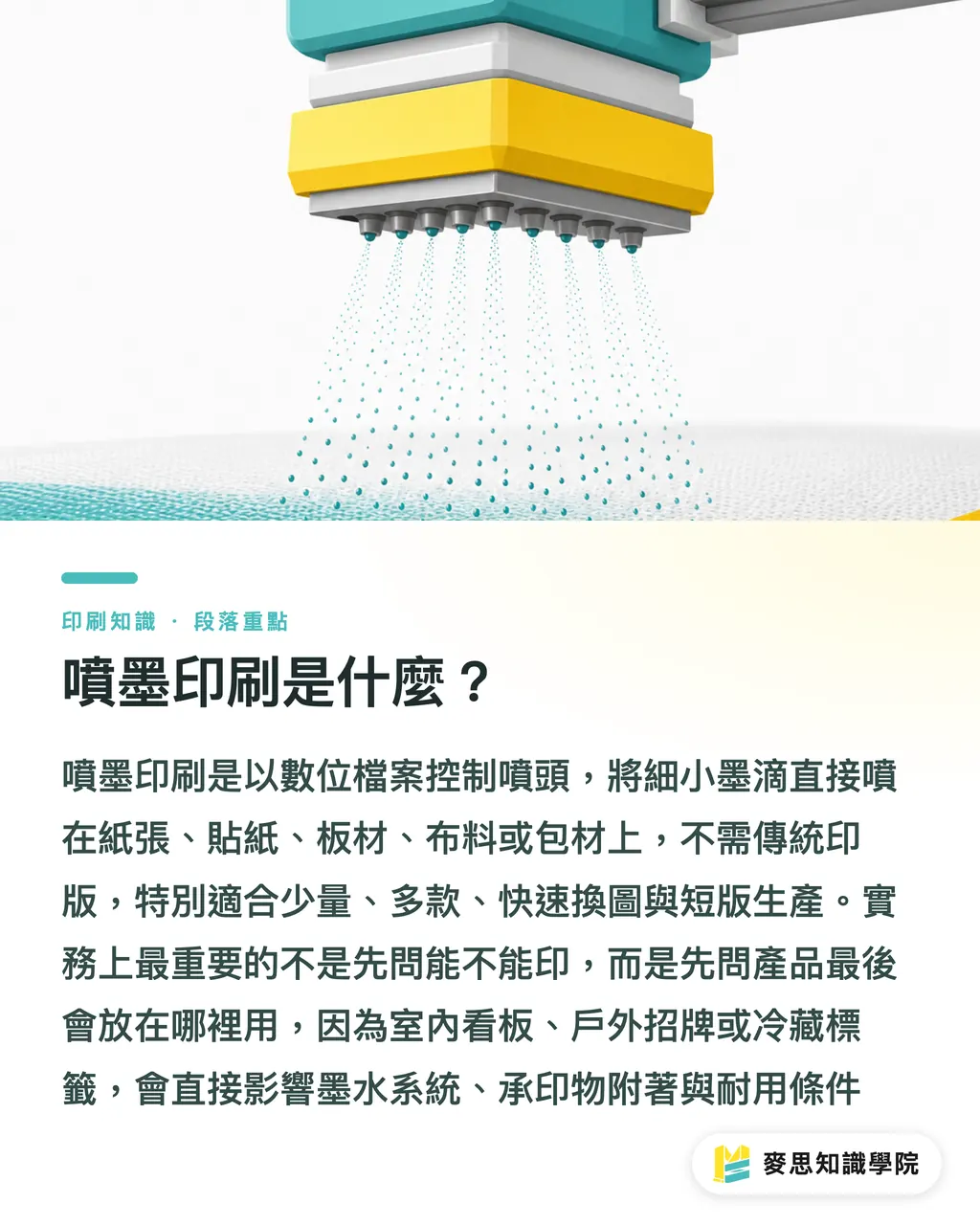 噴墨印刷是什麼?|噴墨印刷適合哪些產品? 段落重點