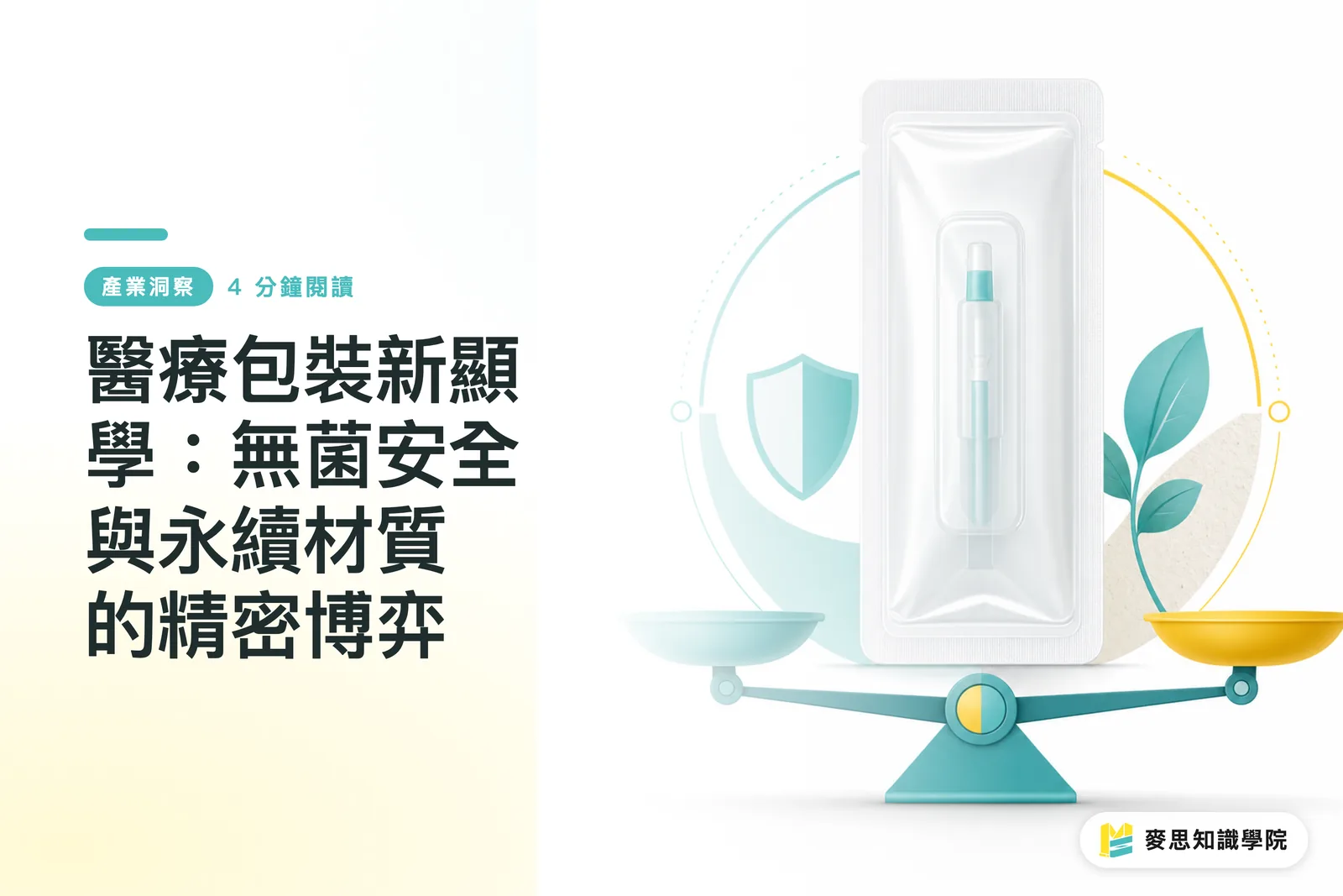 醫療包裝新顯學：無菌安全與永續材質的精密博弈