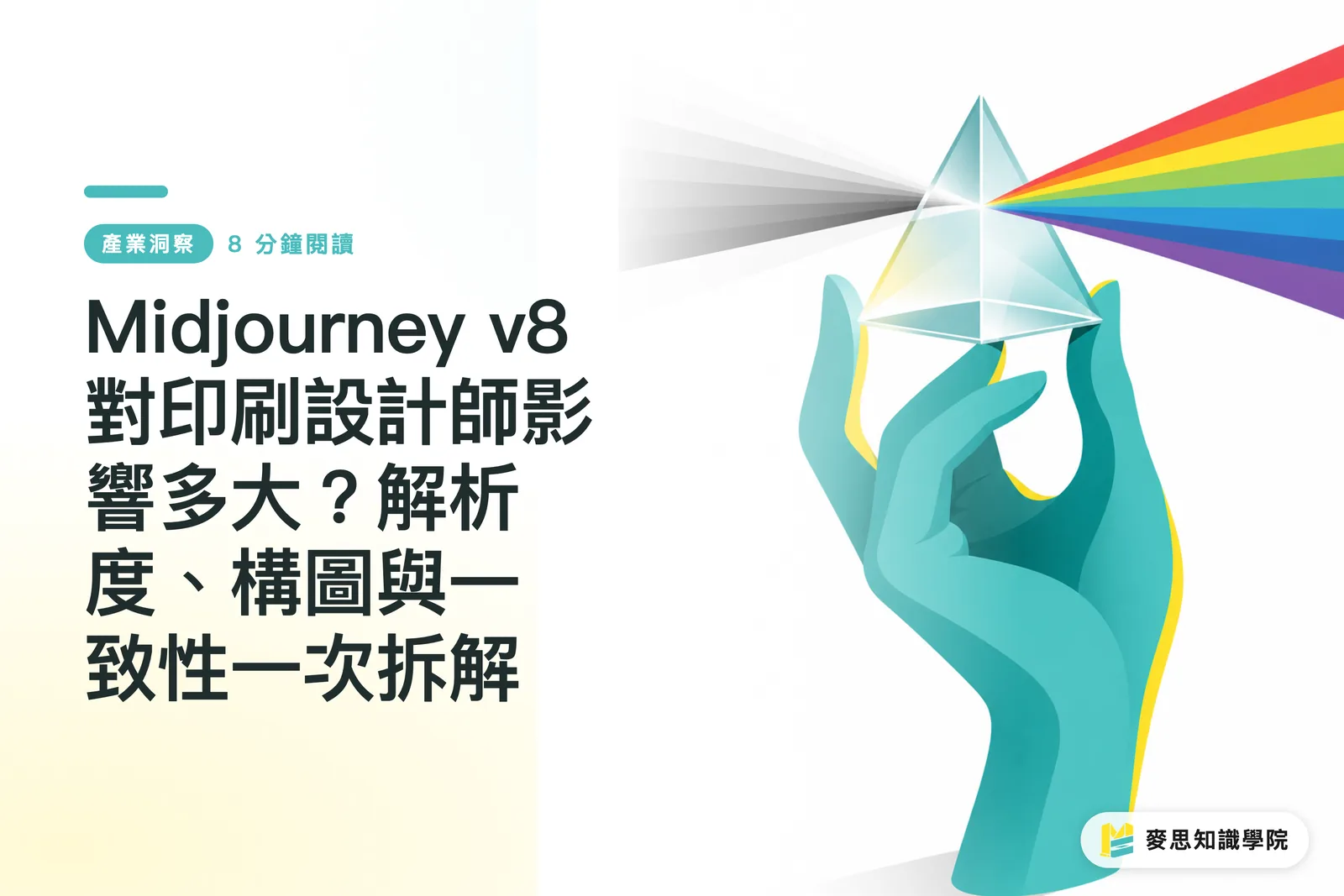 Midjourney v8 對印刷設計師影響多大？解析度、構圖與一致性一次拆解