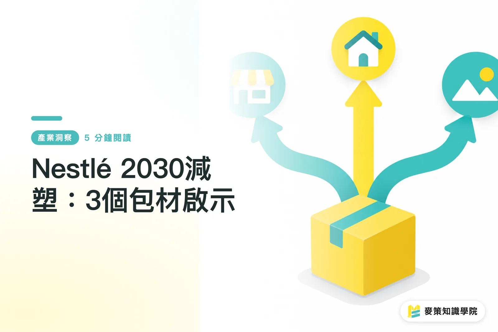 Nestlé 2030減塑：3個包材啟示