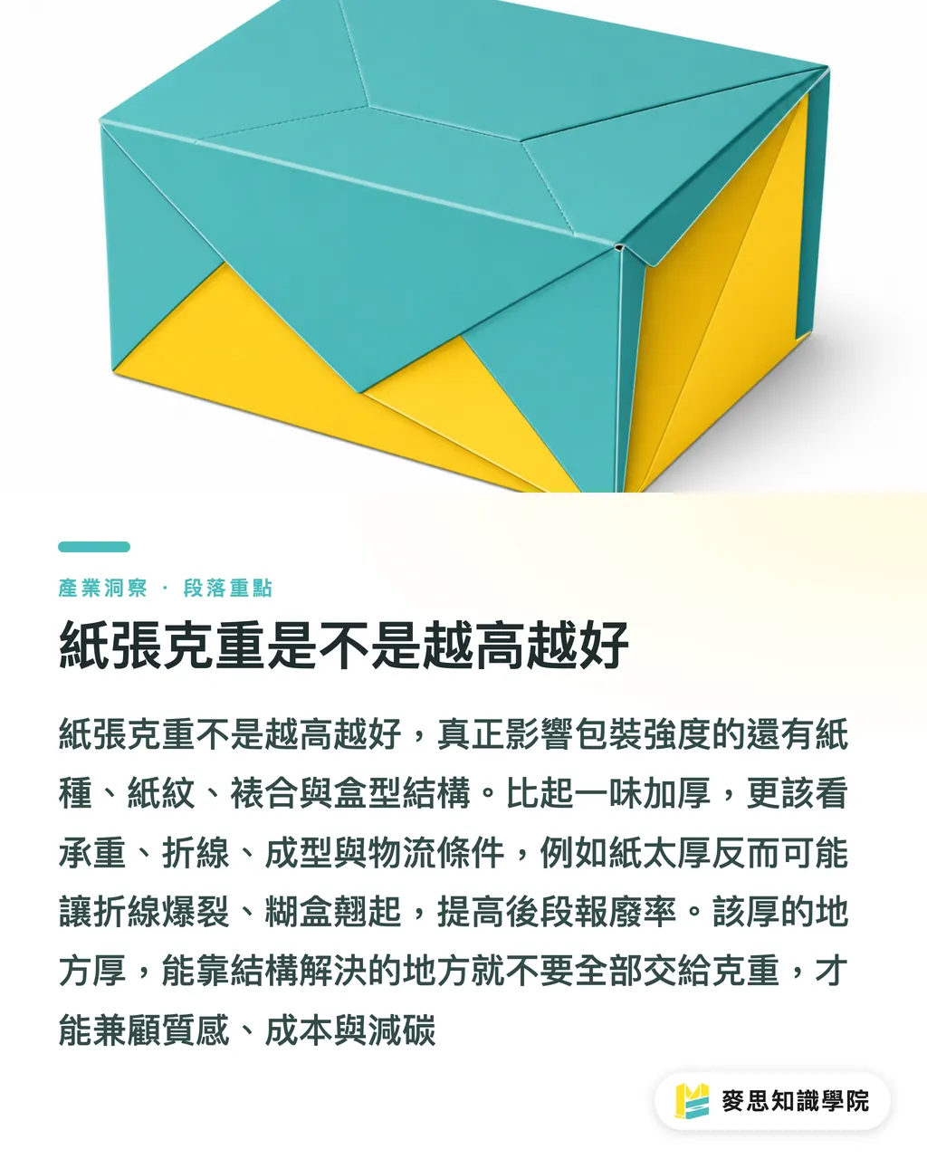 紙張克重是不是越高越好|包裝減碳先檢查什麼 段落重點