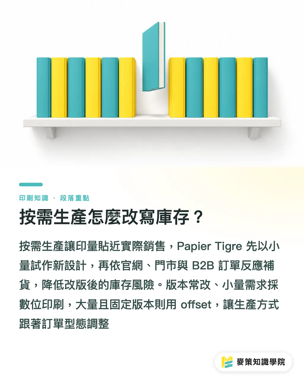 按需生產怎麼改寫庫存？｜Papier Tigre 按需生產怎麼做？ 段落重點