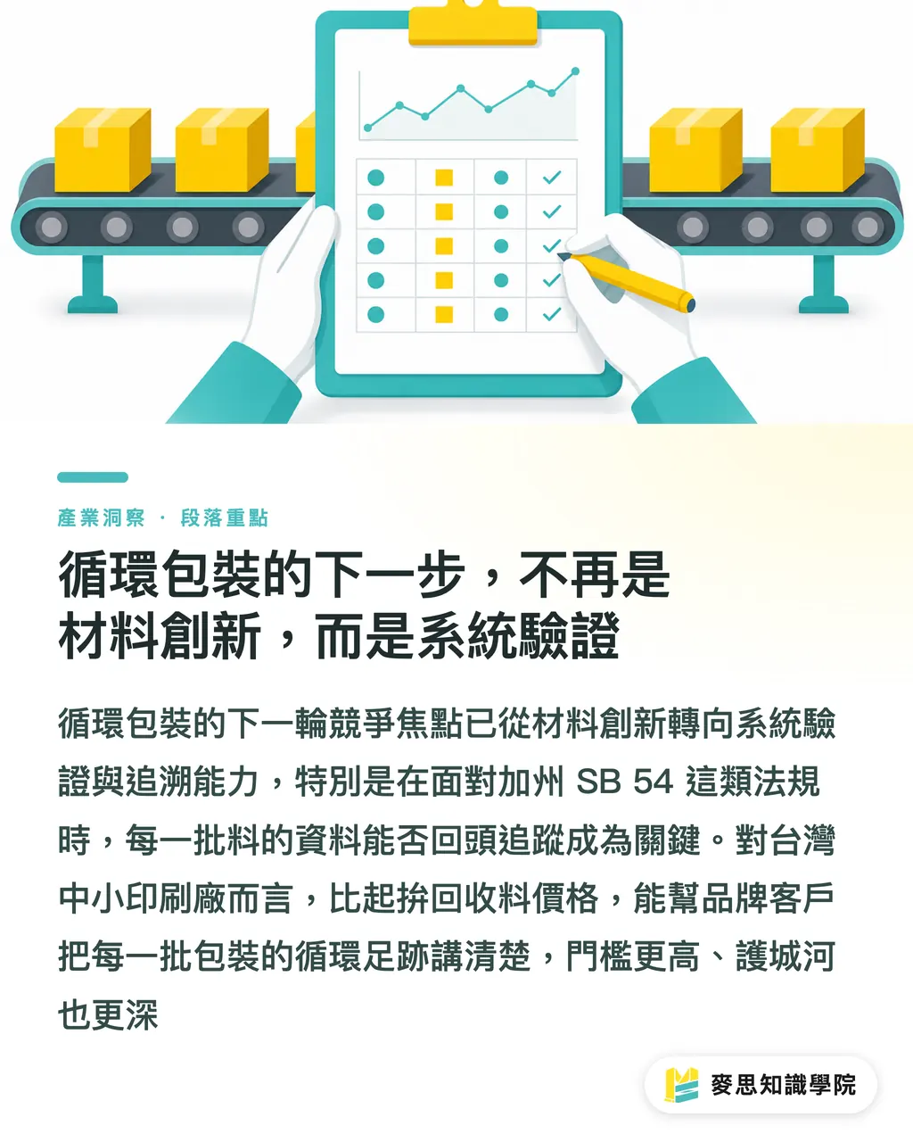 循環包裝的下一步，不再是材料創新，而是系統驗證｜回收料不等於低風險：英國產能缺口照出循環包裝的真成本 段落重點