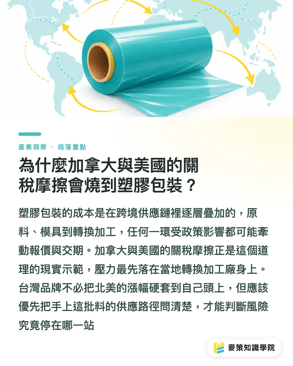 為什麼加拿大與美國的關稅摩擦會燒到塑膠包裝？｜塑膠包裝關稅戰，品牌怎麼接招？ 段落重點