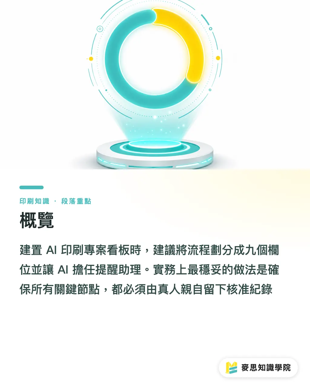 概覽｜AI印刷專案看板怎麼建：行銷採購的防漏件實戰指南 段落重點