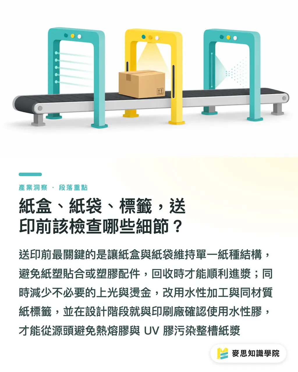 紙盒、紙袋、標籤,送印前該檢查哪些細節?|包裝怎麼設計才好回收:給設計師的材質與加工避坑清單 段落重點
