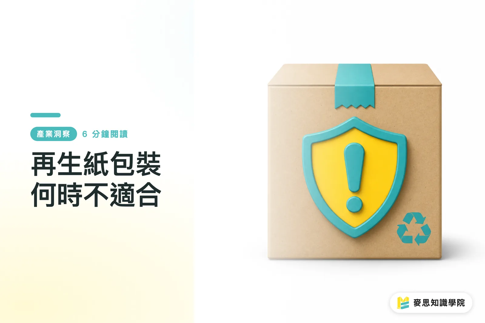 再生紙包裝何時不適合