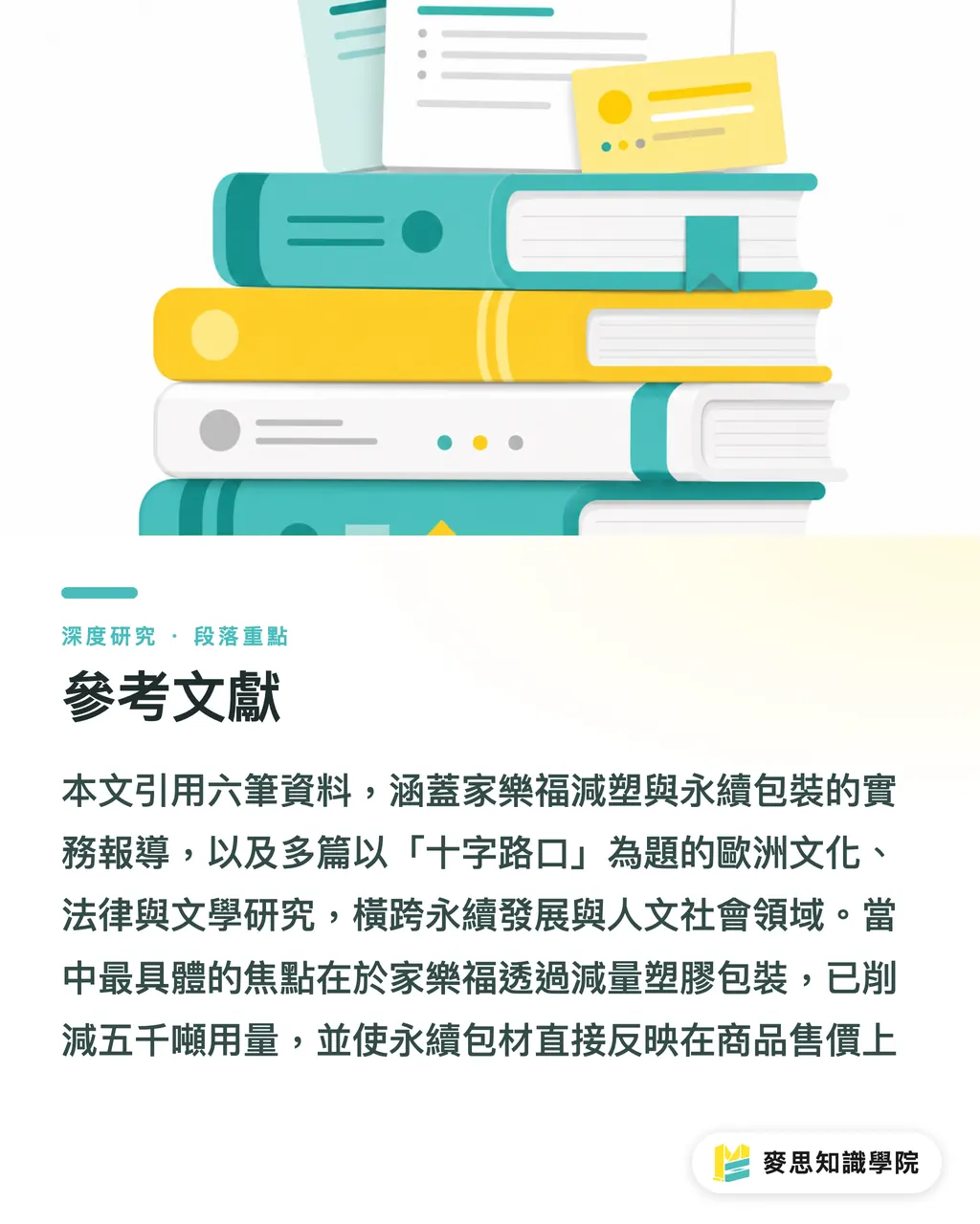 參考文獻|減塑作為定價變數:Carrefour 5,000 噸案例的成本傳導分析 段落重點
