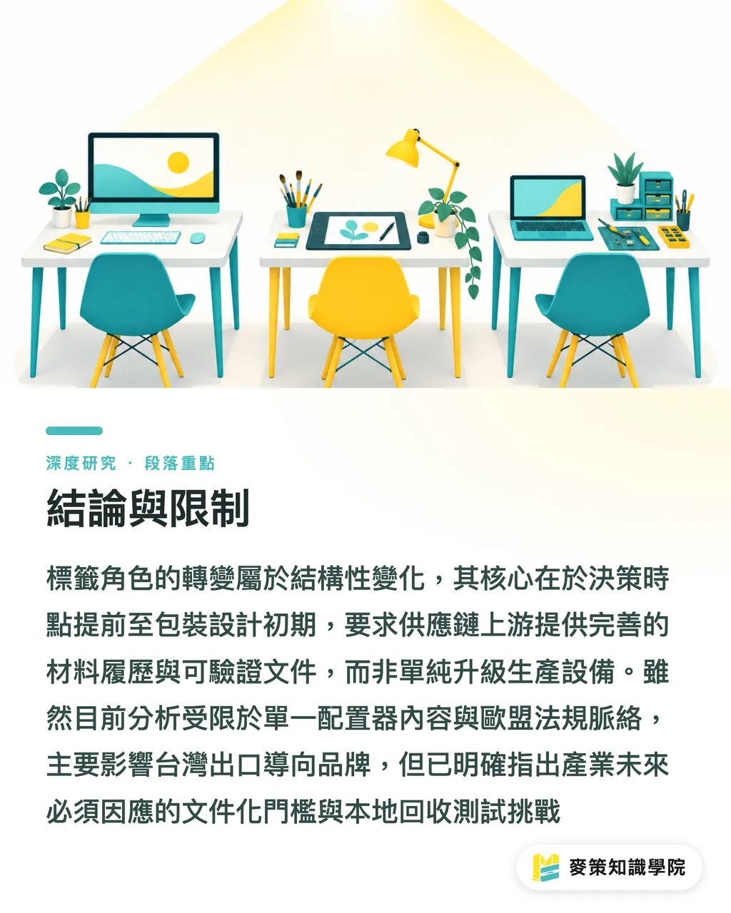 結論與限制｜標籤成為包裝系統變數：從 CCL 永續配置器看設計決策前移 段落重點