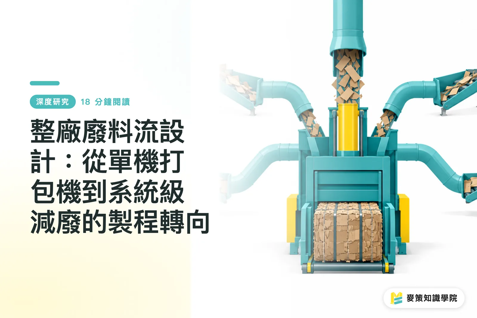 整廠廢料流設計:從單機打包機到系統級減廢的製程轉向