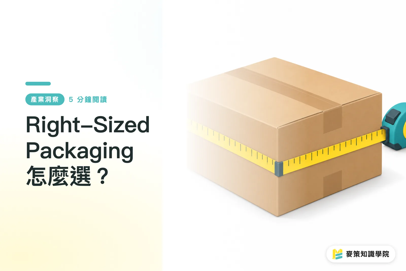 Right-Sized Packaging 怎麼選？