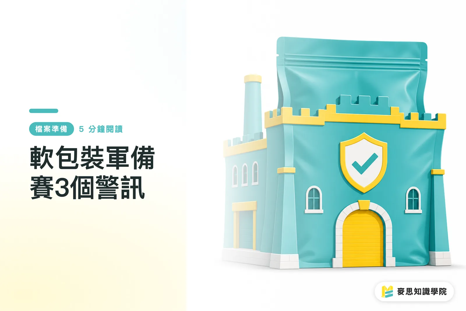 軟包裝軍備賽3個警訊