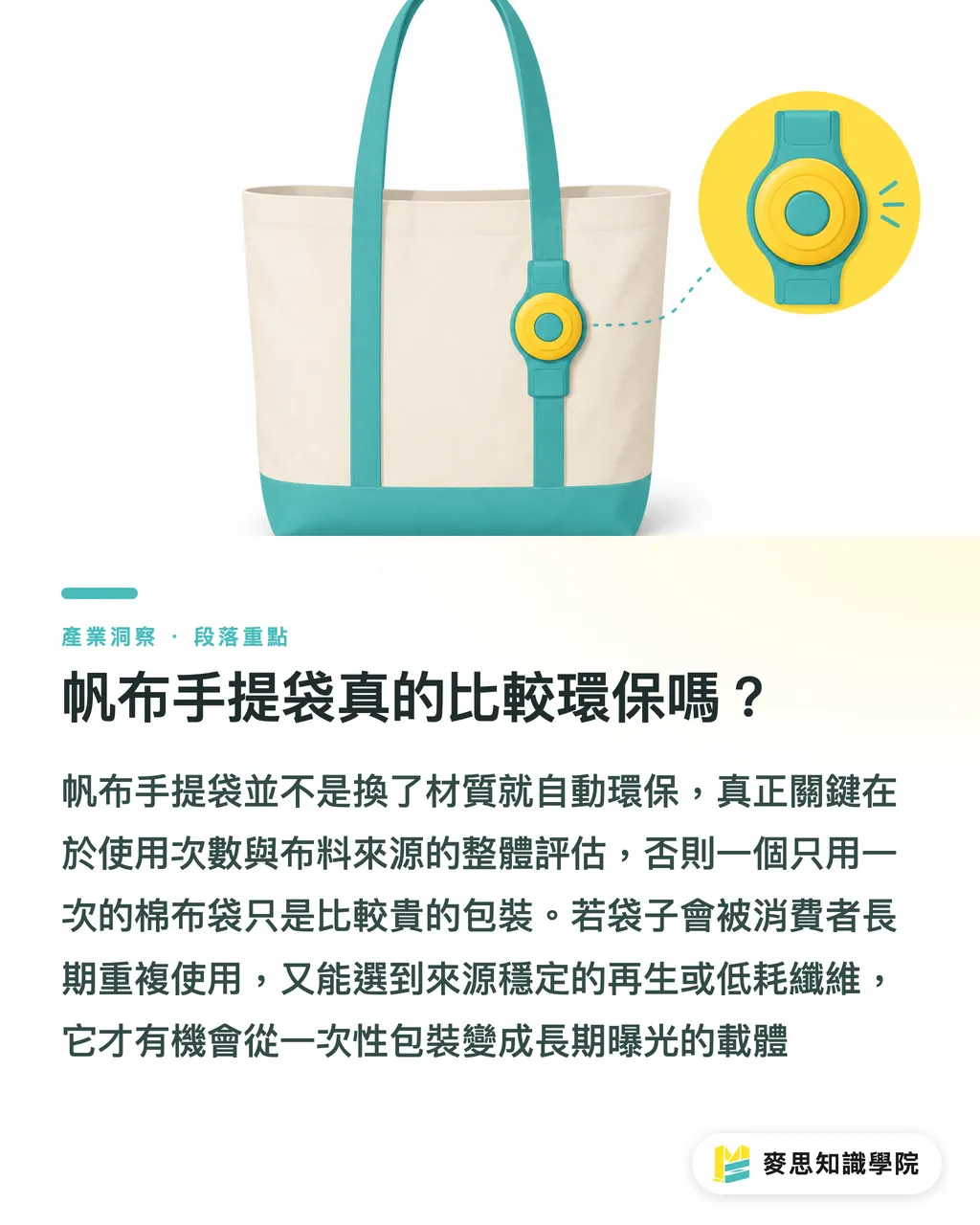 帆布手提袋真的比較環保嗎？｜帆布手提袋是環保解方嗎 段落重點