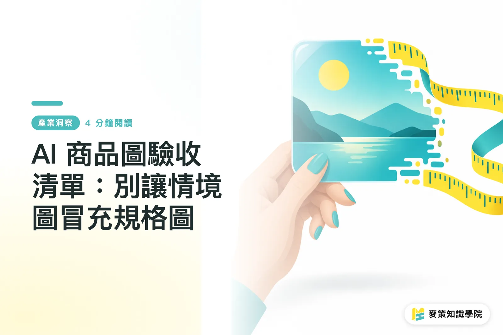 AI 商品圖驗收清單：別讓情境圖冒充規格圖