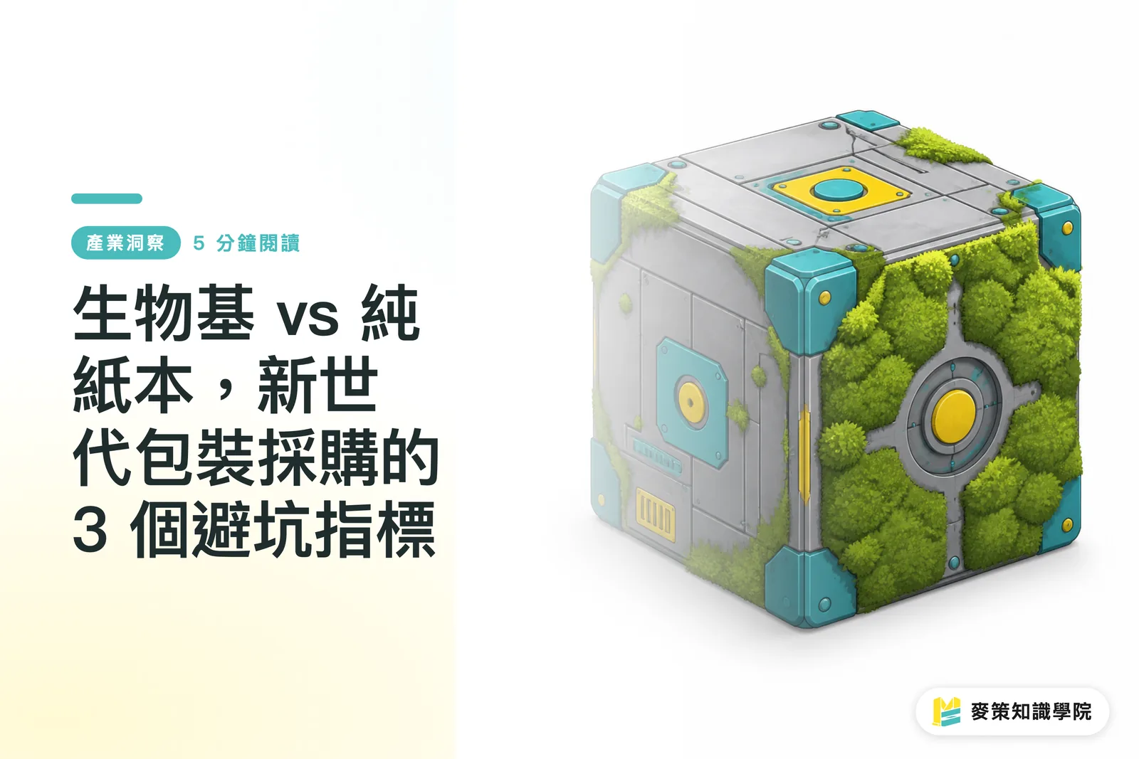 生物基 vs 純紙本,新世代包裝採購的 3 個避坑指標