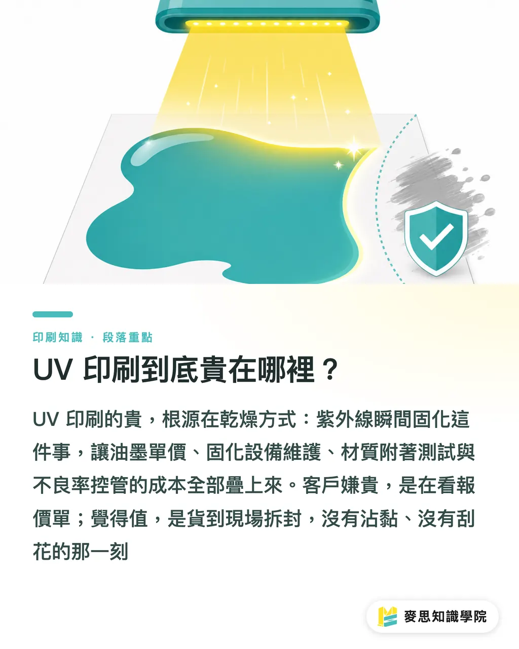 UV 印刷到底貴在哪裡？｜UV 印刷貴多少才值得加 段落重點